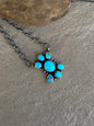 Ella 7 stone bar necklace