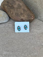 Two stone Turquoise stud