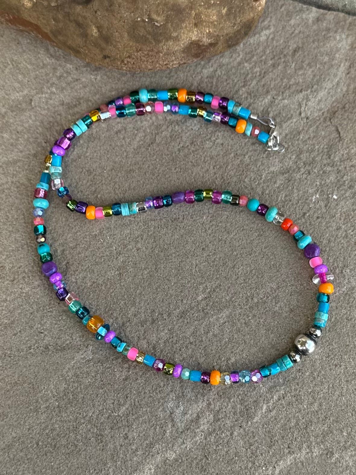 Multi color necklace (small)