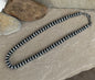 Handmade fluted pearl necklace (18 1/4)