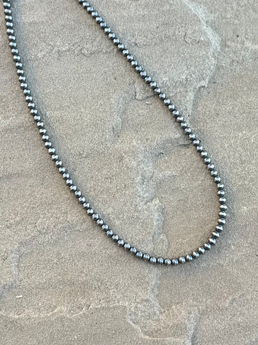 4 mm 16” sterling necklace