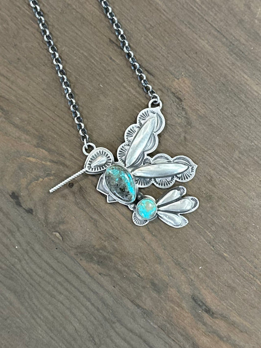 Hummingbird necklace