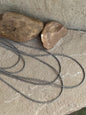 2mm sterling pearl bead necklace 24 inch