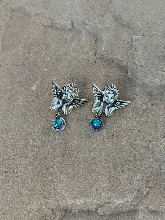 Federico Jimenez angel earrings