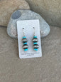 Pearl and Turquoise earring artist crystal Haley