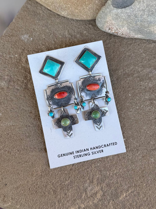 Rita Lee statement earrings