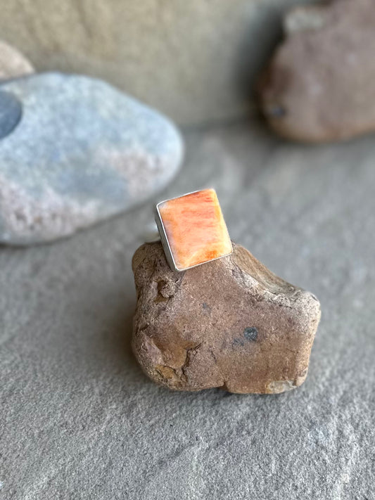 Orange spiny ring (7.5) marcy