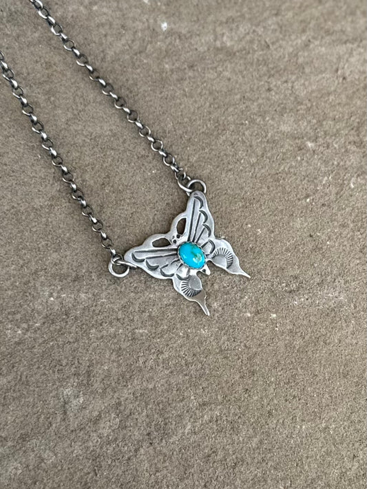 Turquoise butterfly