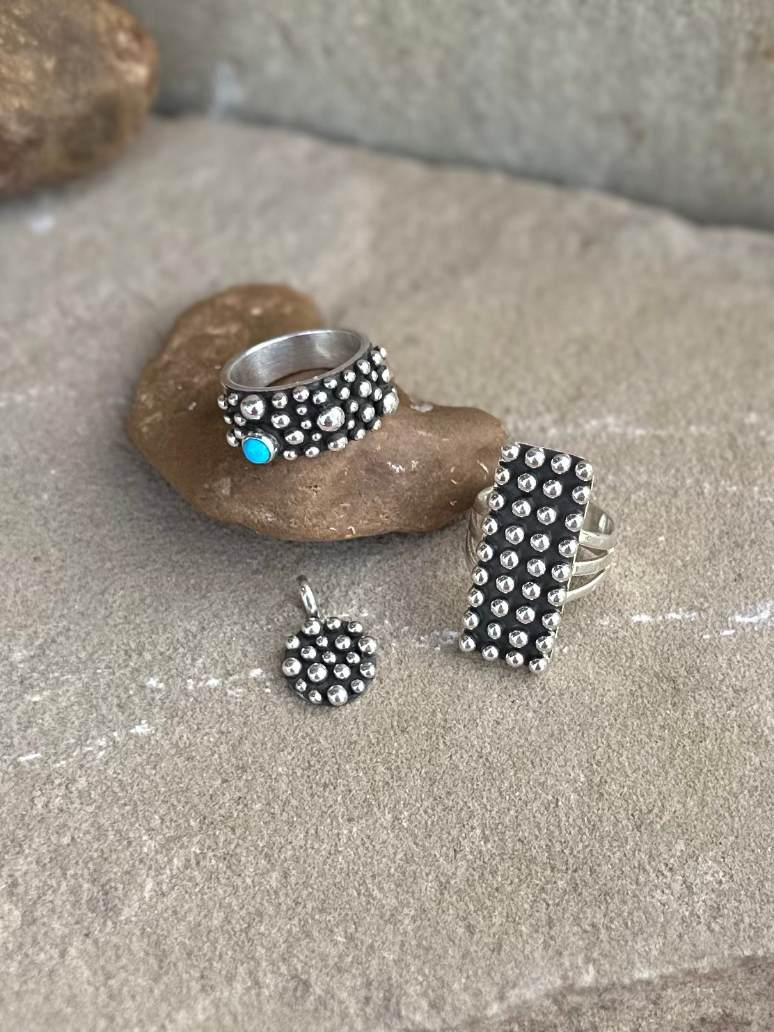 Kingman Sterling dot ring 7 3/4