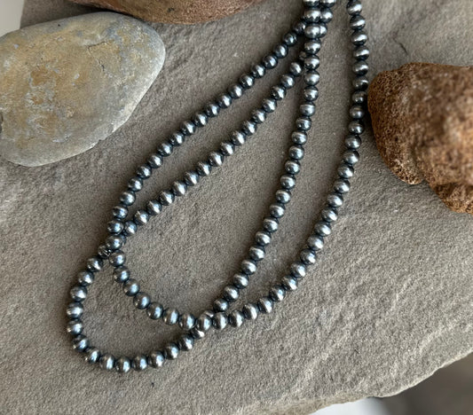 6mm 18 inch sterling pearl