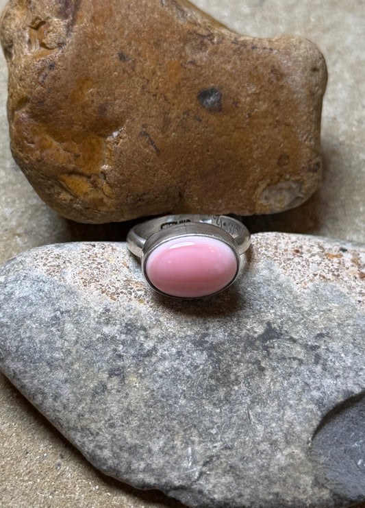 Pink Conch Ring Size 6.75 - 7