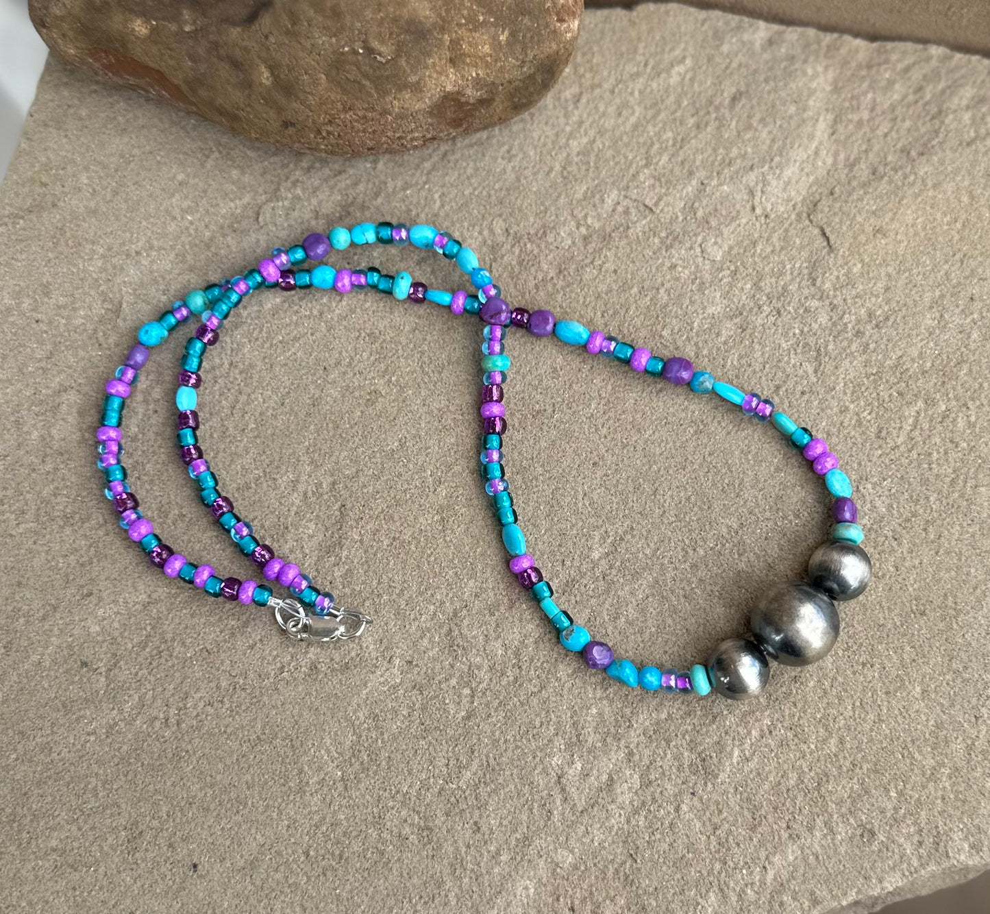 Multi bead sterling pearl