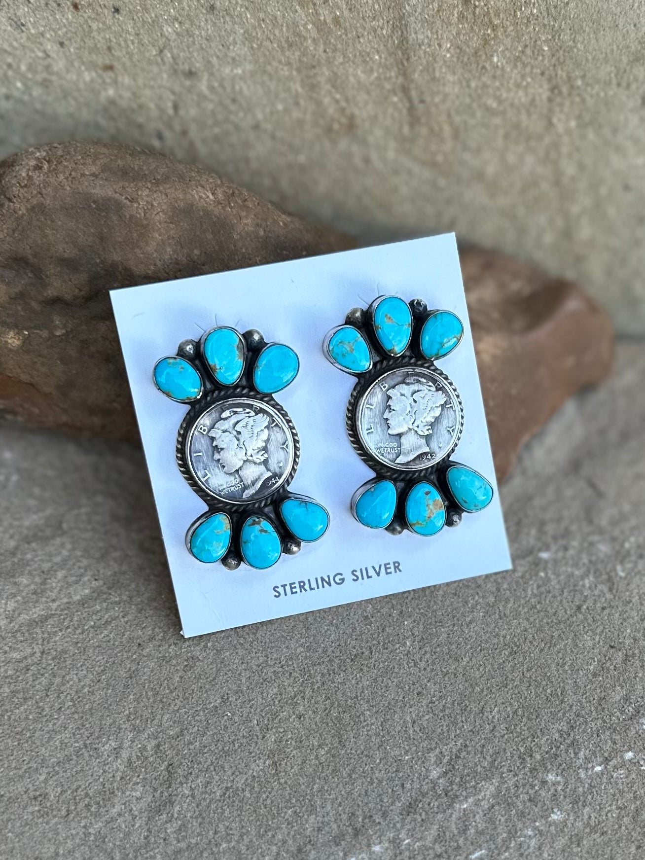 Coin earrings