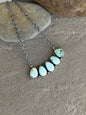 5 stone Palomino bar necklace