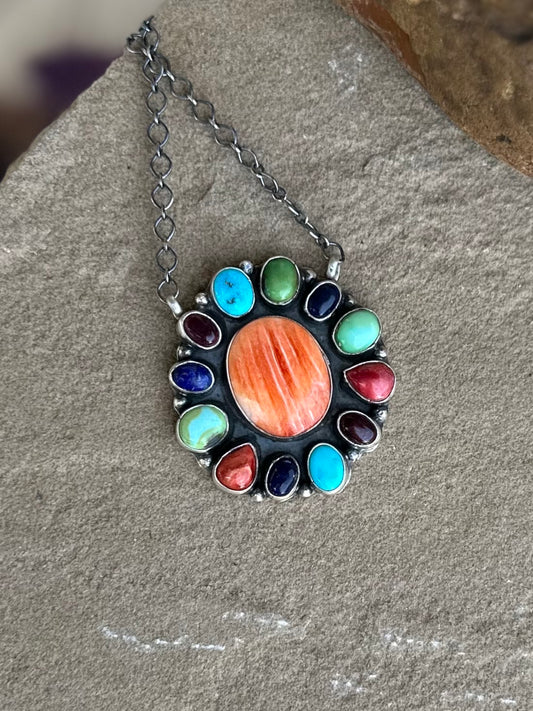 Ella cluster necklace