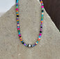Multi color  necklace 16 3/8