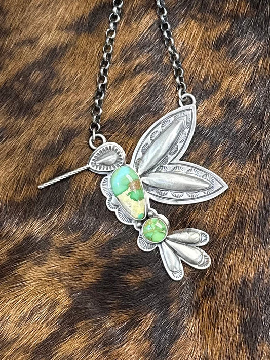 Hummingbird necklace