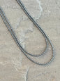 3 mm 18” sterling necklace