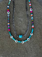 Wild beaded necklace (star)