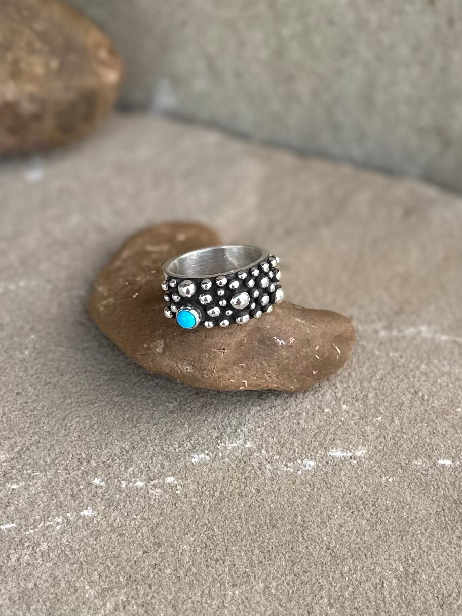 Kingman Sterling dot ring 7 3/4