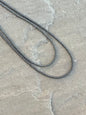 3 mm 20” sterling saucer necklace