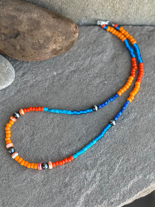 Multi bean necklace