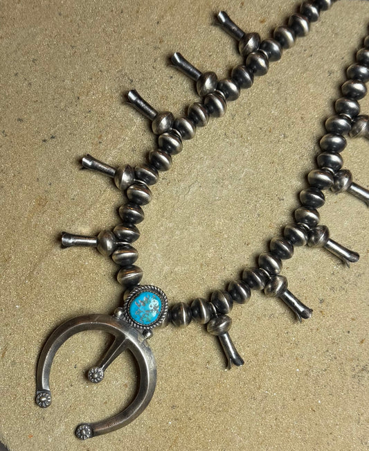 Nanny Kingman squash Blossom necklace