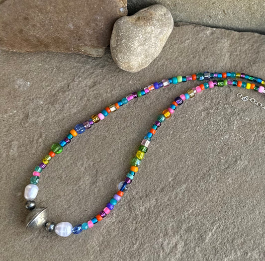 All seasons beaded necklace