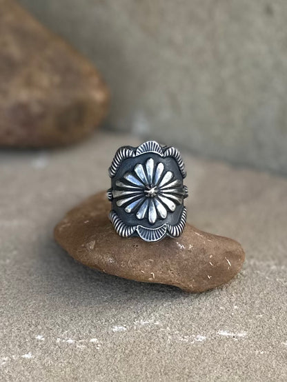Silver stamped 6.75
