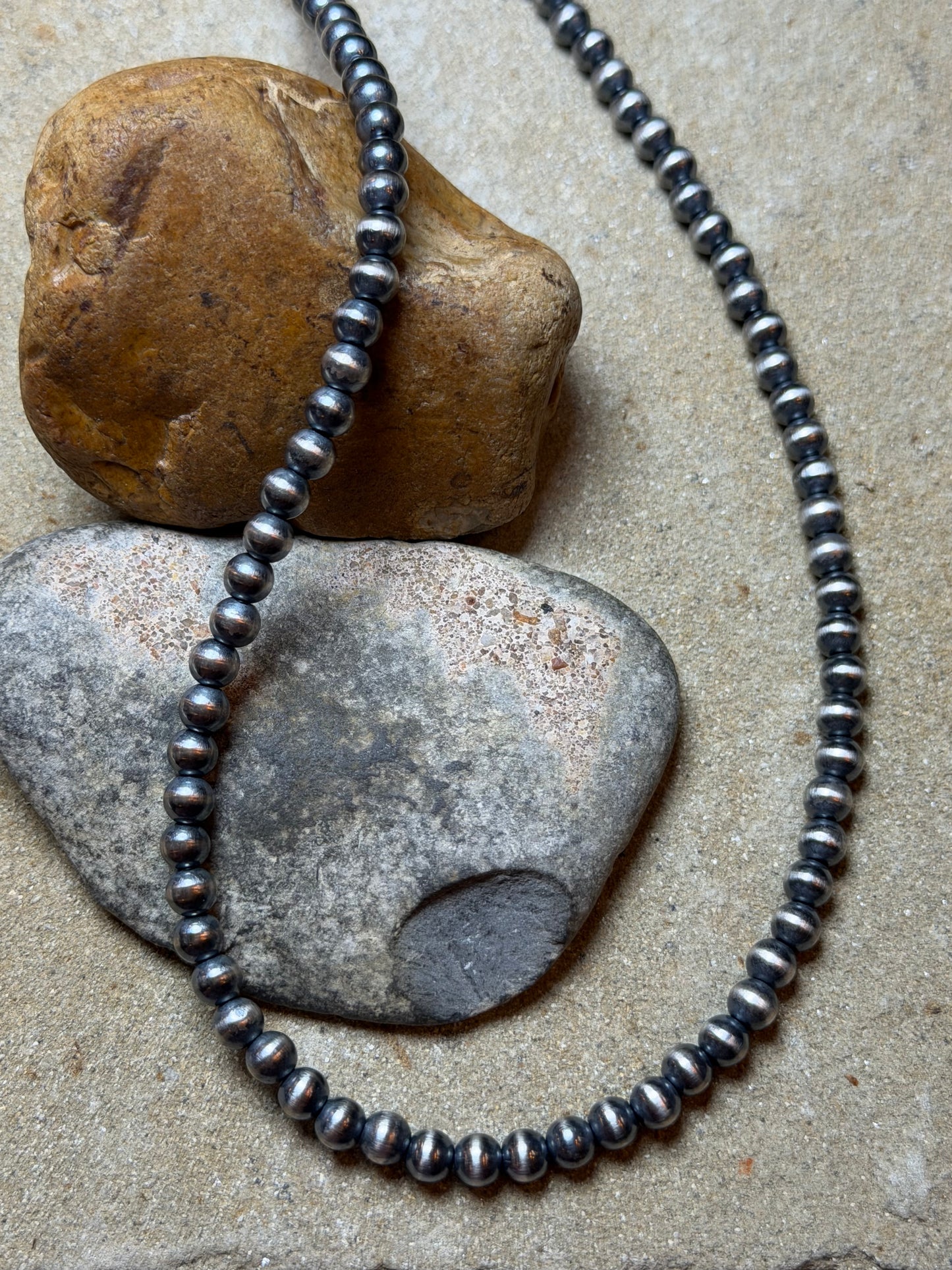 Ceci - 5mm Machine Made Beaded Necklace 16" Long