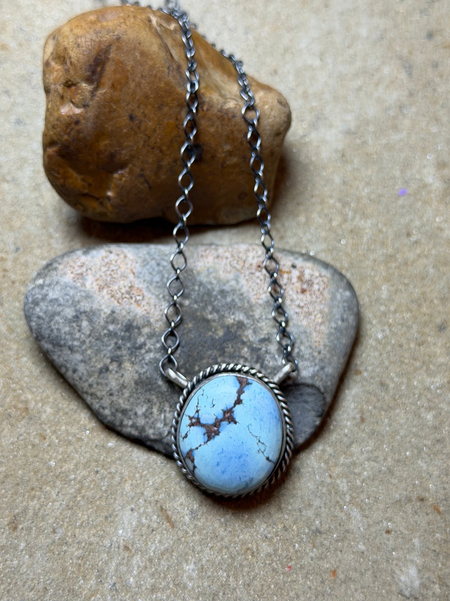 Victoria - Turquoise Stone Bar Style Necklace