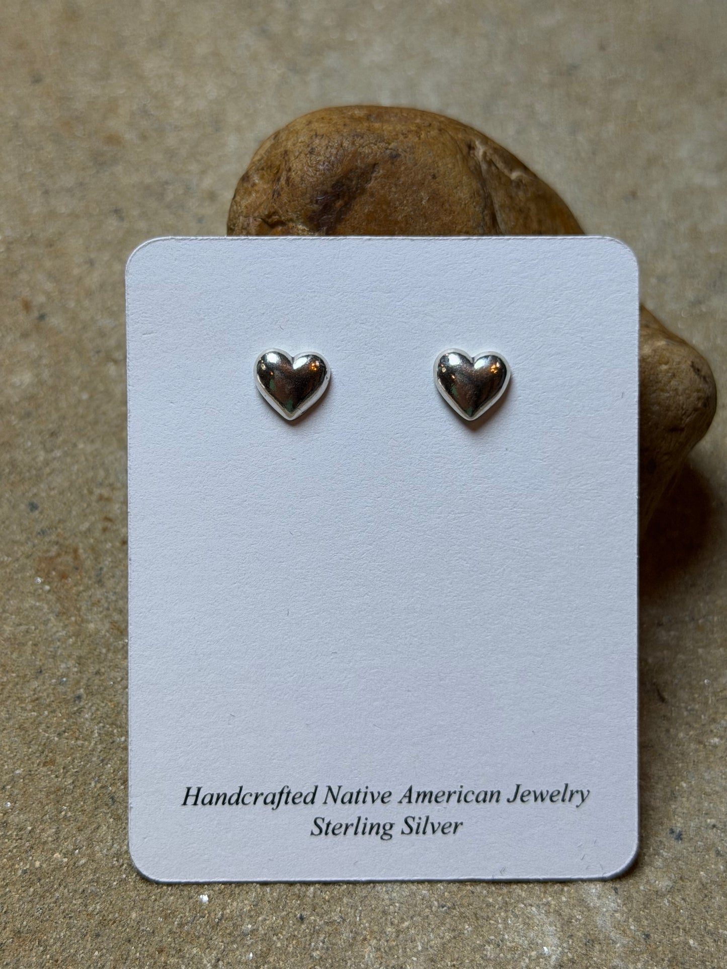 Tracy, Kaylin, Vee - Sterling Mini Heart Stud Earrings