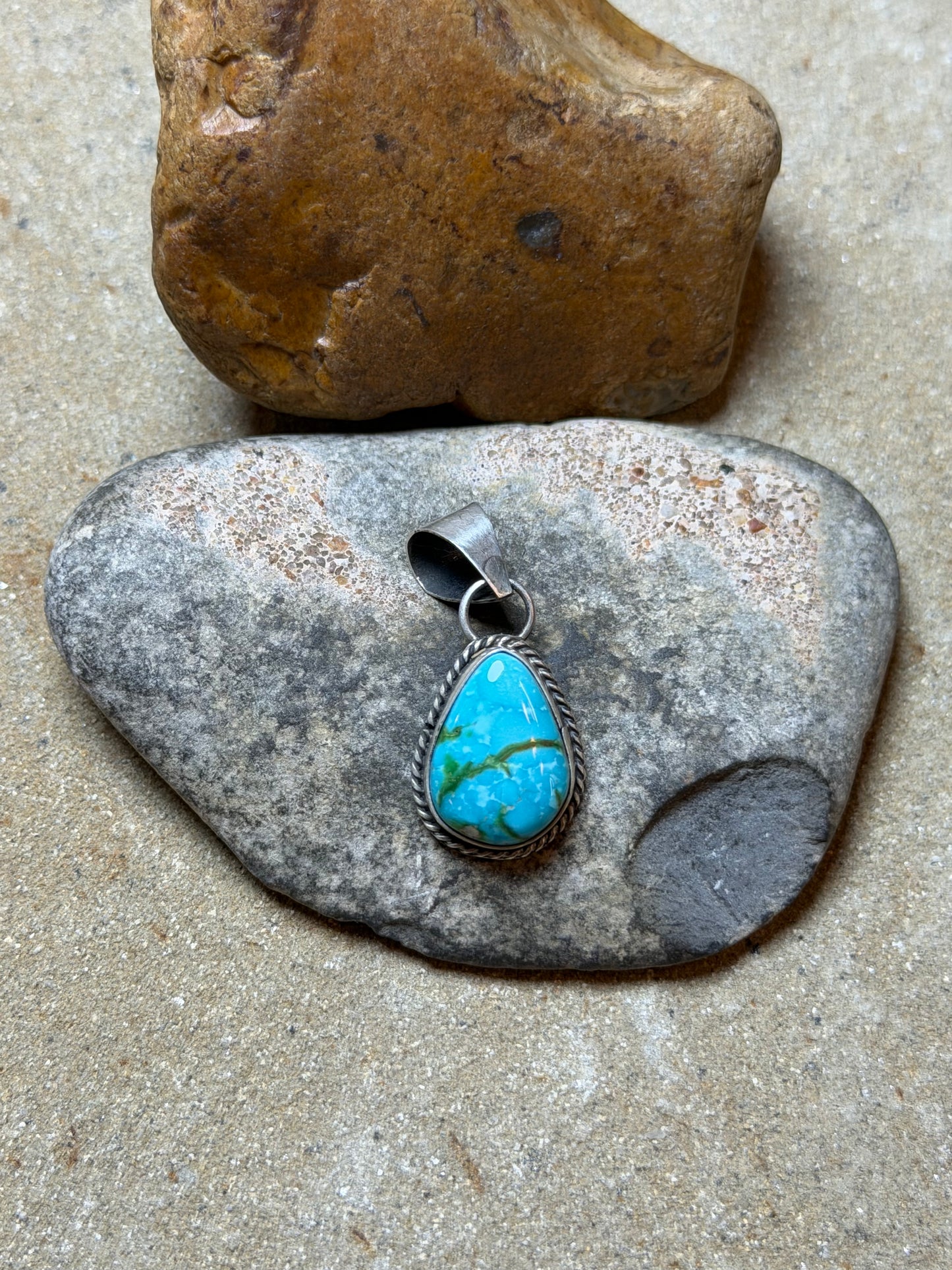 Lisa - Sonoran Turquoise Mini Pendant
