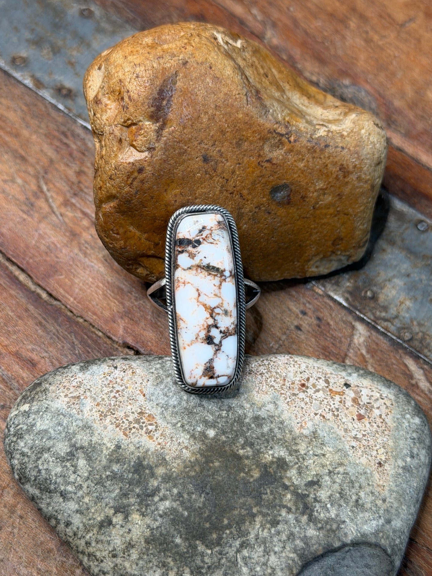 Lis - Wildhorse Rectangle Ring - Size 8