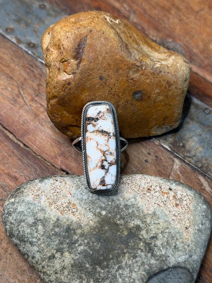 Lis - Wildhorse Rectangle Ring - Size 8