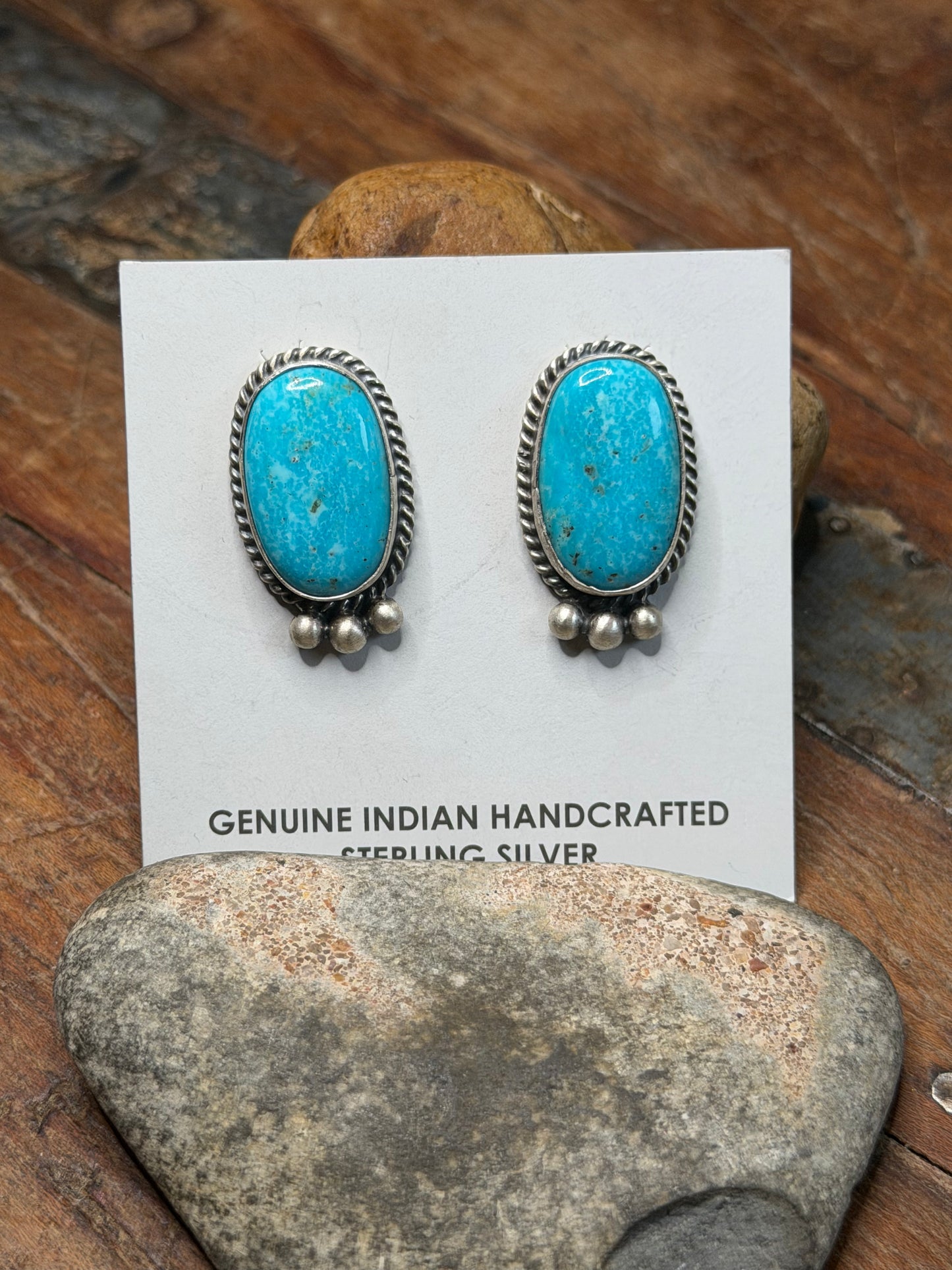 SoCal - Turquoise Oval stud Earrings