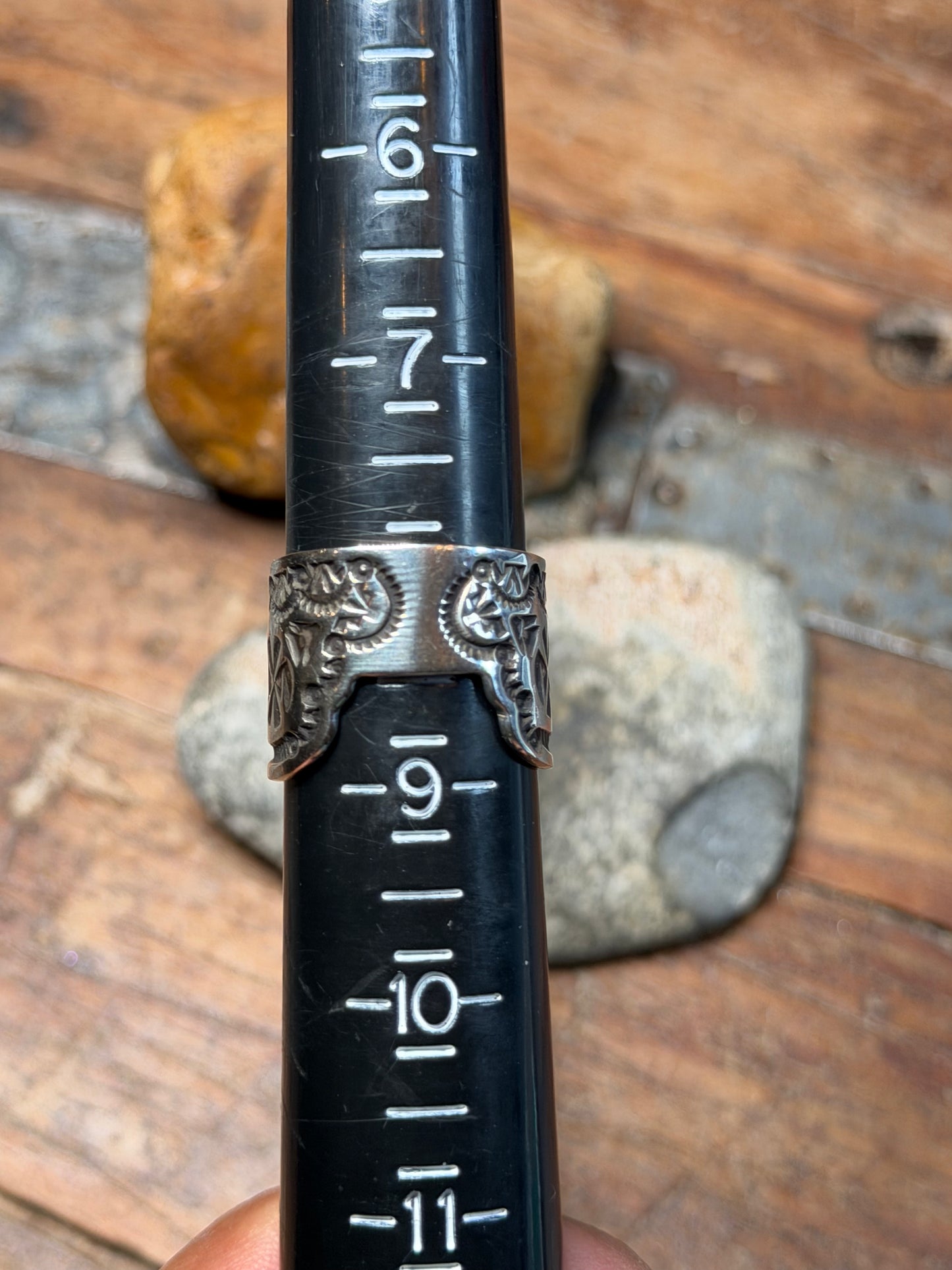 Tanya - Sterling Thunderbird Ring Size 8.5