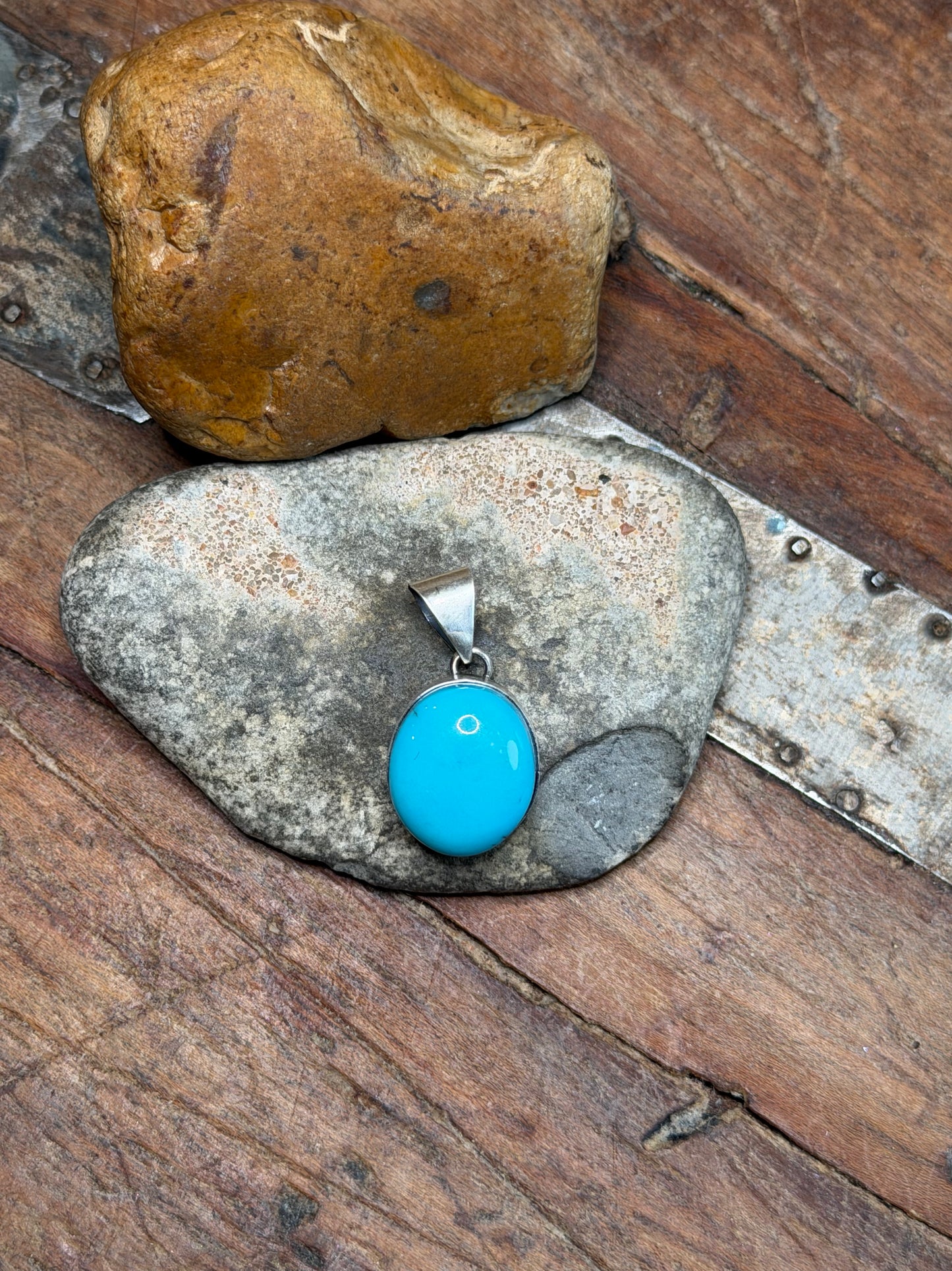 Marisa - Turquoise Mini "Muffin" Pendant