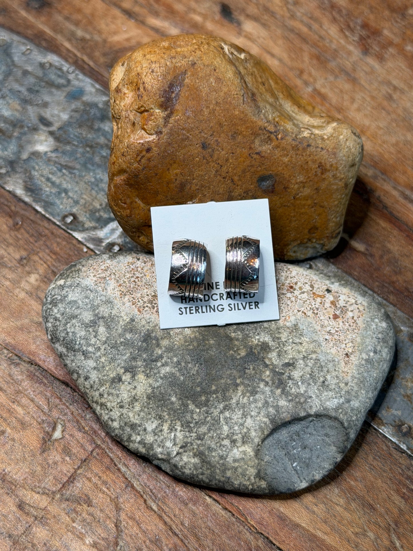 Kelly Summerville - Sterling Huggie Hoop Earrings