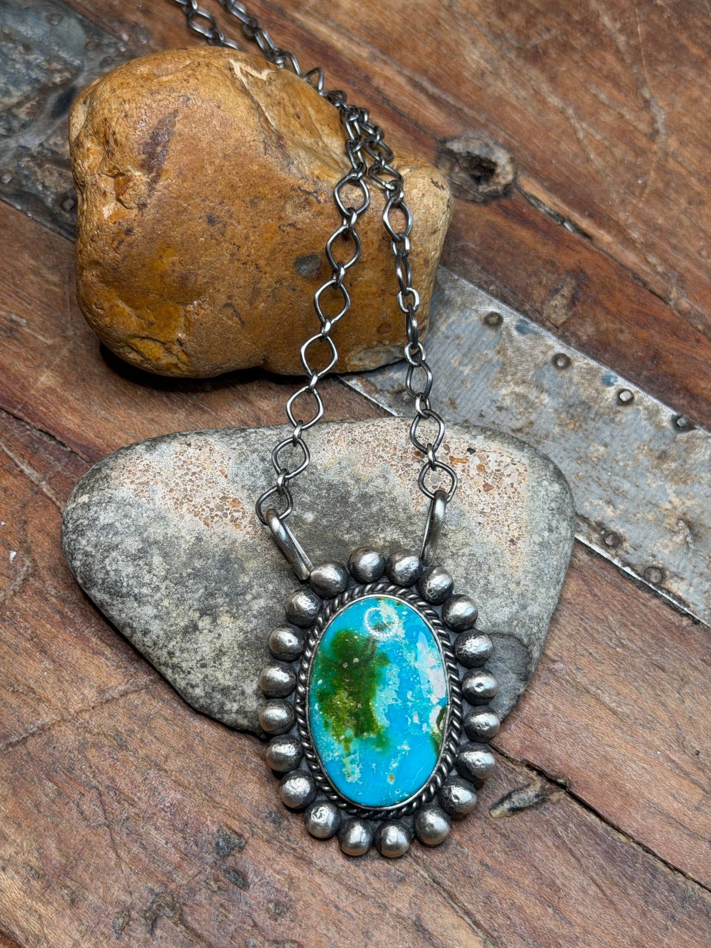 Linda - Sonoran Oval Necklace - 19.5" Long